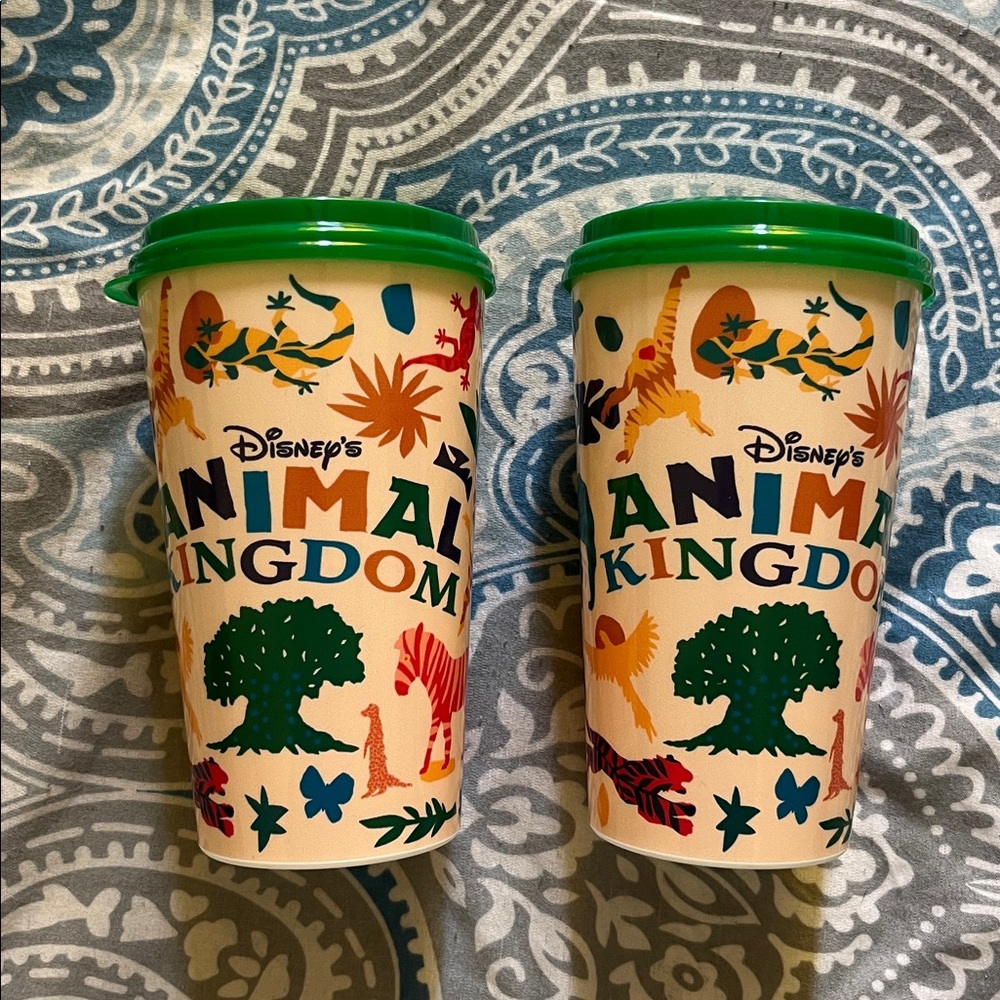 Set of 2 Disney’s Animal Kingdom Reusable Cups